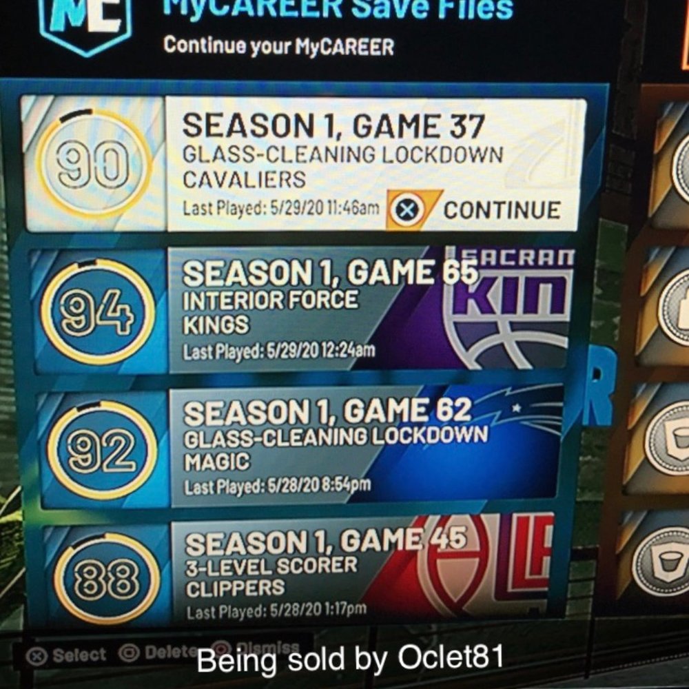 (four) 2k20 accounts FOR SALE